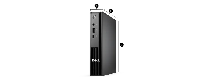 Dell Pro Micro QCM1250 Boyutu
