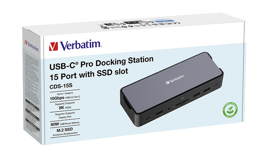 USB-C Pro SSD Yuvalı ve 15 Bağlantı Noktalı Yerleştirme İstasyonu CDS-15S