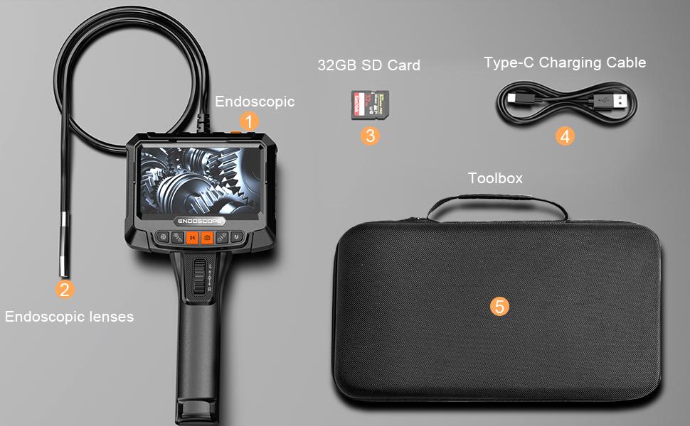 Işıkla Eklemli Borescope