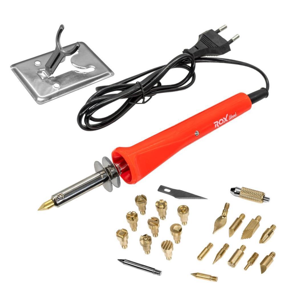 Rox Wood 0142 Ahşap Yakma ve Hobi Seti 30 Watt - 27 Parça fiyatı