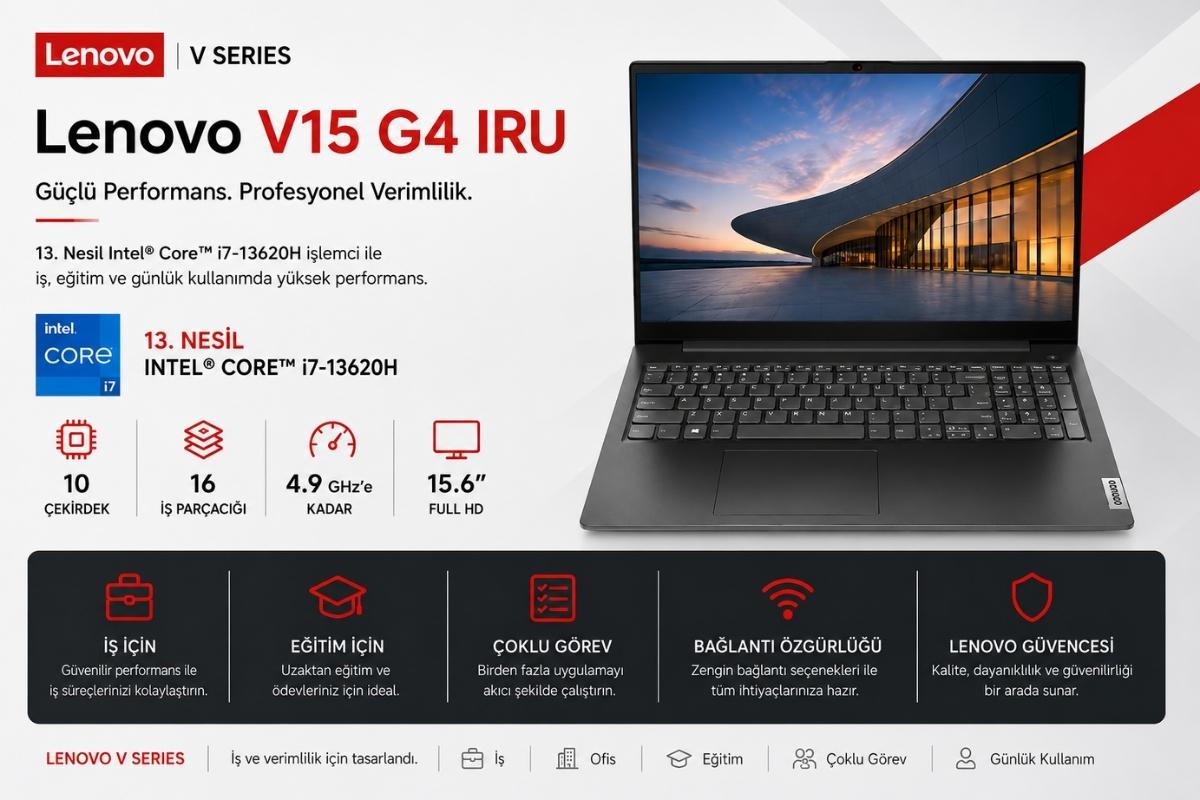 Lenovo V15 G4 IRU Intel Core i7-13620H 15.6 Full HD Notebook