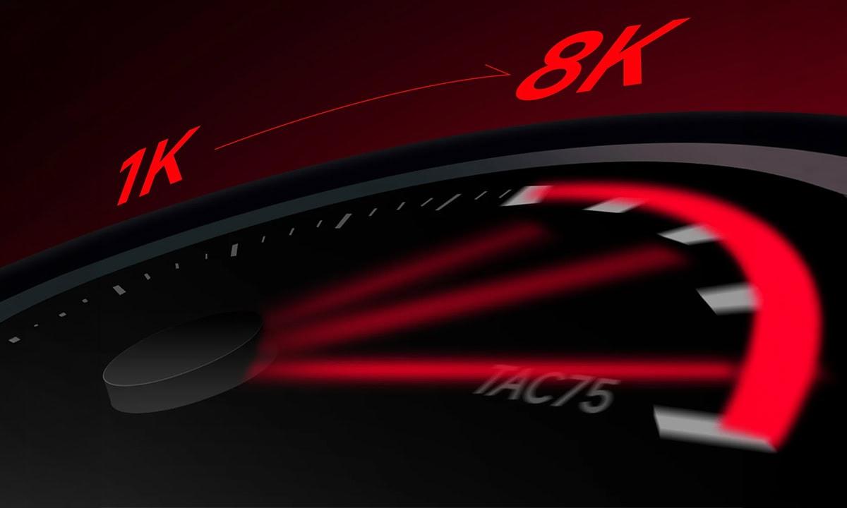 8K Sorgulama Hızı ve 16K Evrensel Tarama Hızı