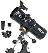Celestron 31042 AstroMaster 114EQ Newton Reflektör Teleskop, Koyu Mavi