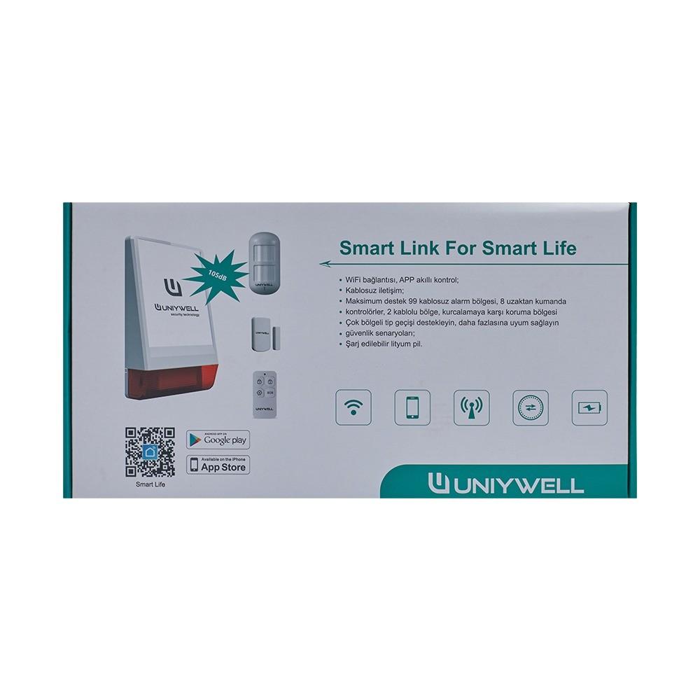 UNIYWELL UNW-LB08 Tuya-Wifi Smart Alarm Sistemi