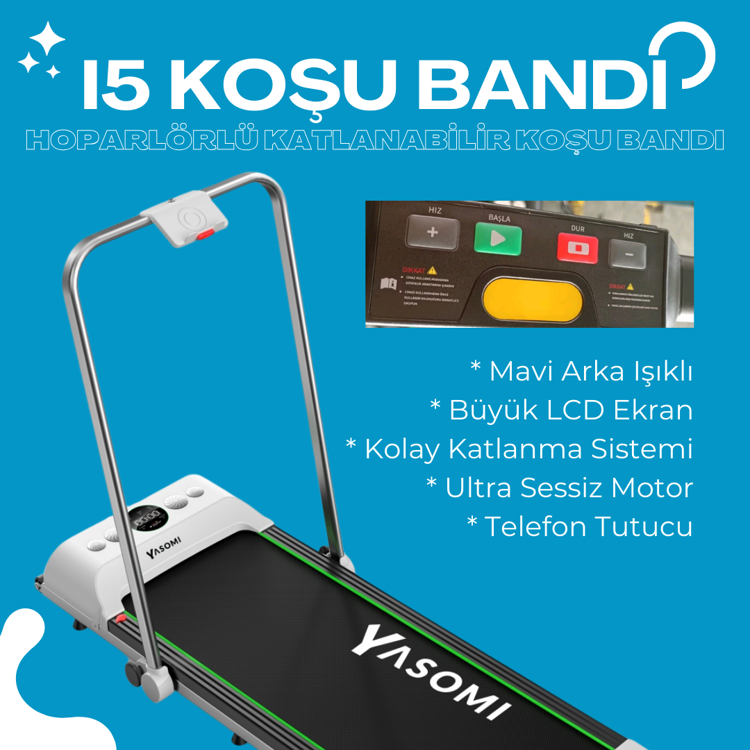 beyaz koşu bandı yasomi