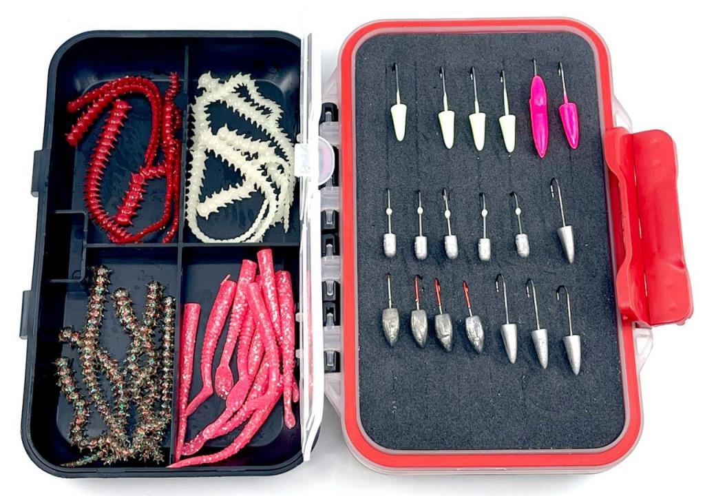 Kendo Çift Taraflı Plastik Lrf Suni Yem Saklama Kutusu