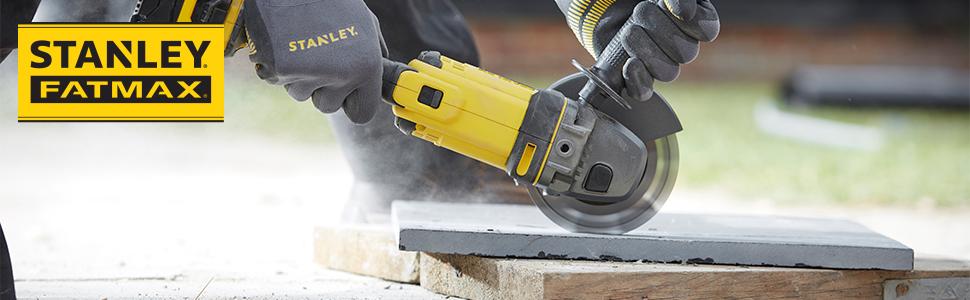 Stanley V20 akülü 18 V tek elle açılı taşlama makinesi