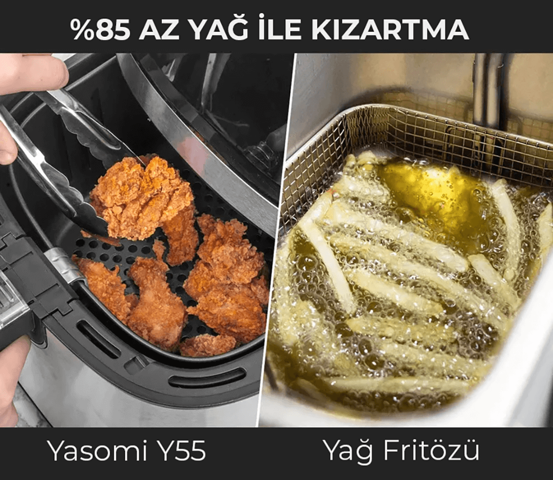 Tartılı Airfryer Yasomi