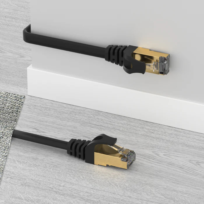 Unitek CAT7 15Mt Flat Patch Ethernet Kablosu C1897BK-15M