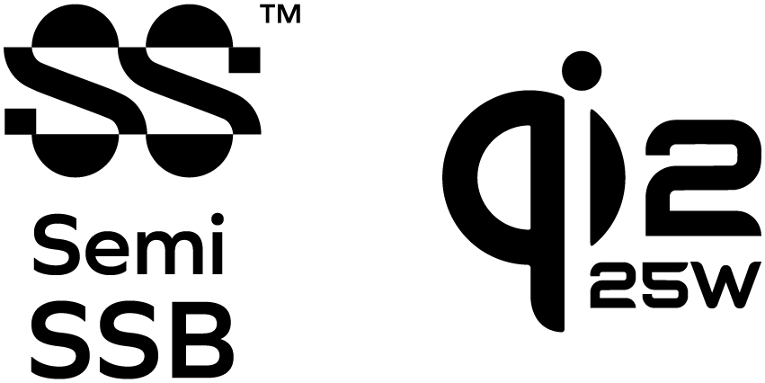 a black background with a black square