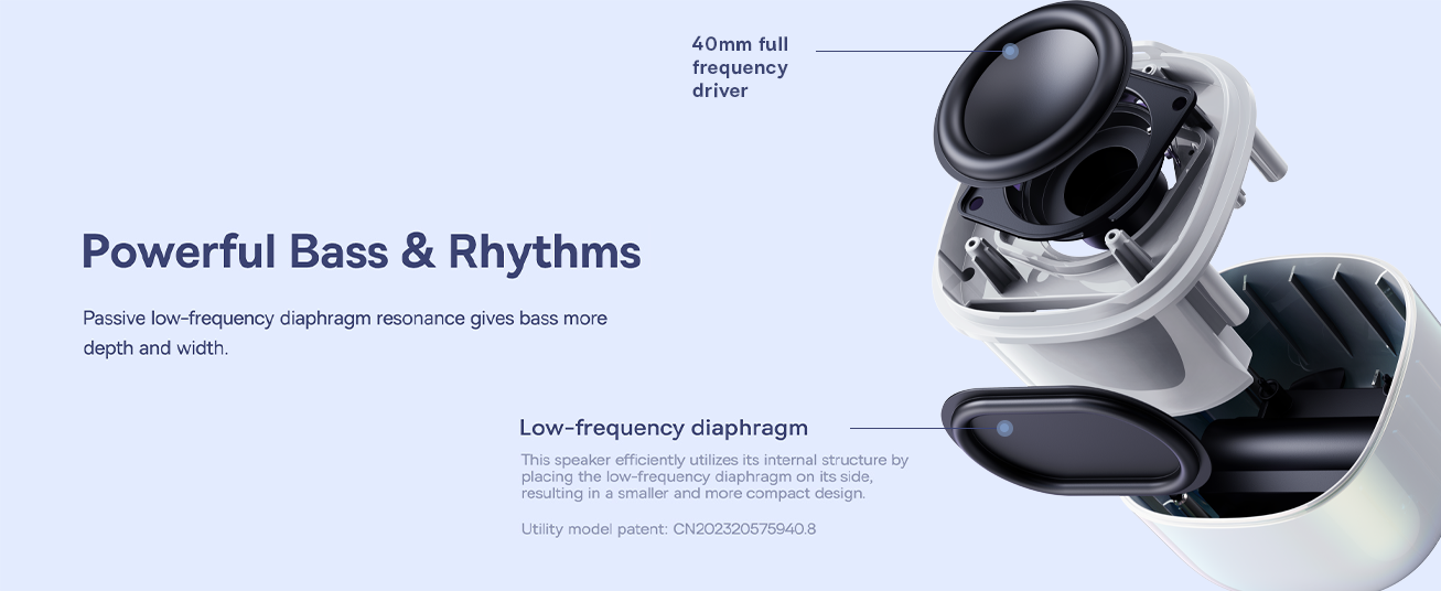 Baseus AeQur V2 Portable Wireless TWS Speaker