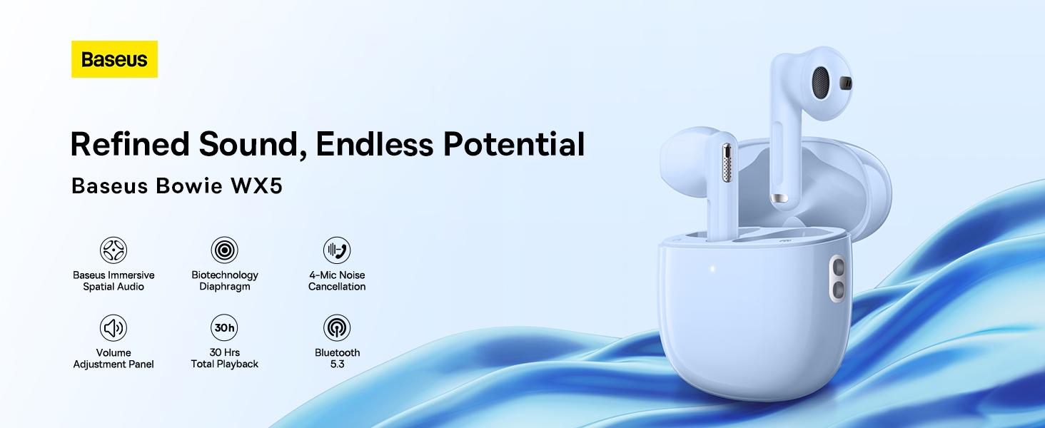 Baseus Bowie WX5 True Wireless Earphones