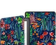 Cosmostech Amazon Kindle Paperwhite 4 EKitap Okuyucu Kılıfı Karışık Çiçekli resmi