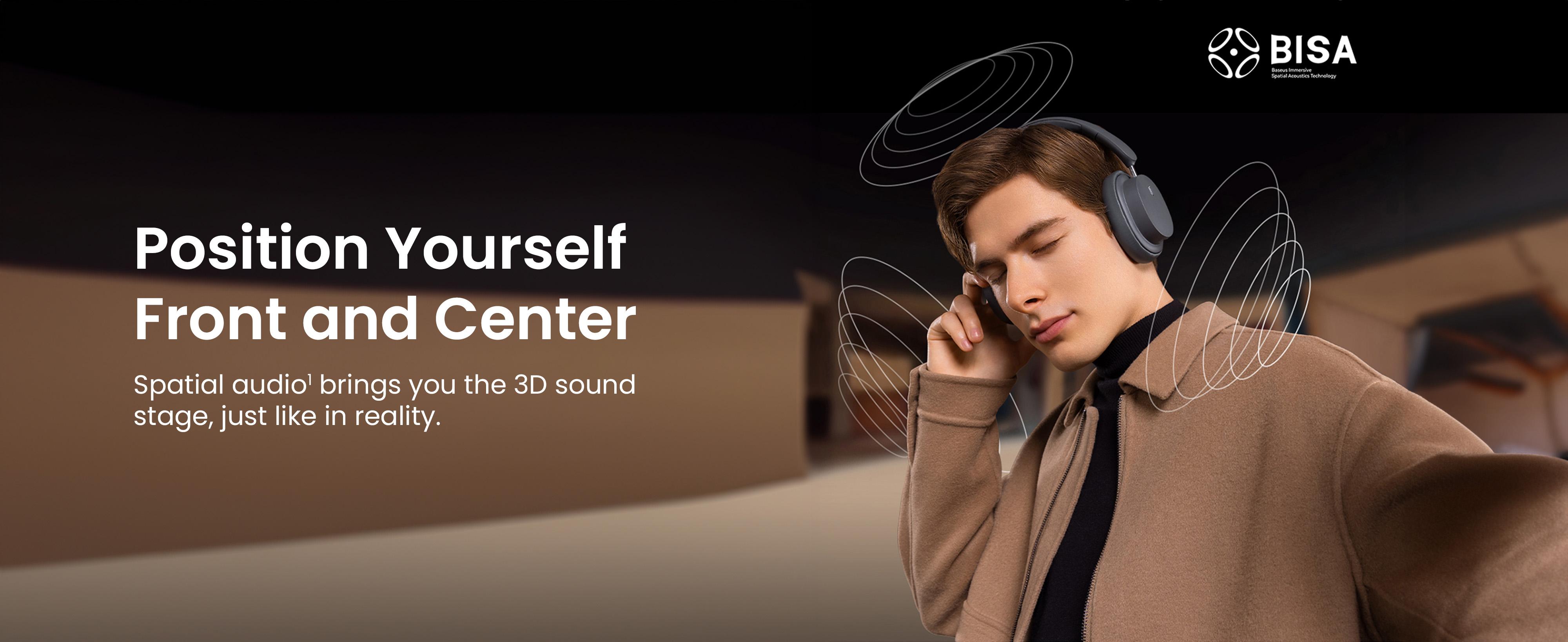 BASEUS Bowie D05 Kablosuz Bluetooth Kulaklık Katlanabilir HiFi Stereo Müzik Kulaklığı