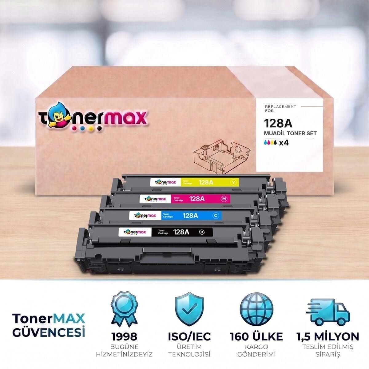128A CMYK Muadil Toner Seti