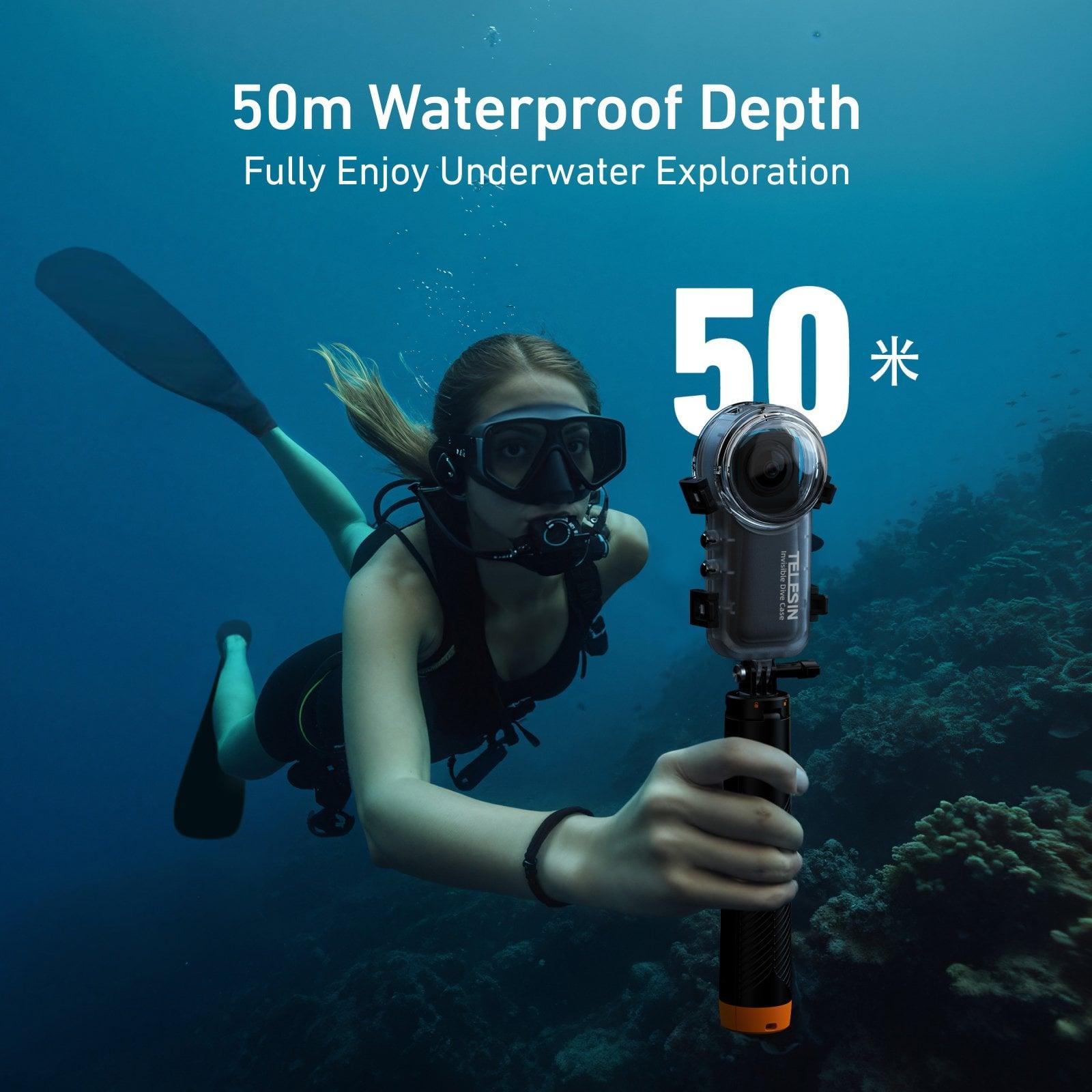 insta360 x4 su altı koruma kabı