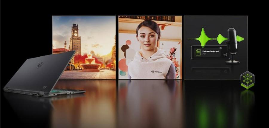 Yapay zeka, dijital medya ve oyun teknolojileri ile çalışan modern ofis ortamı.