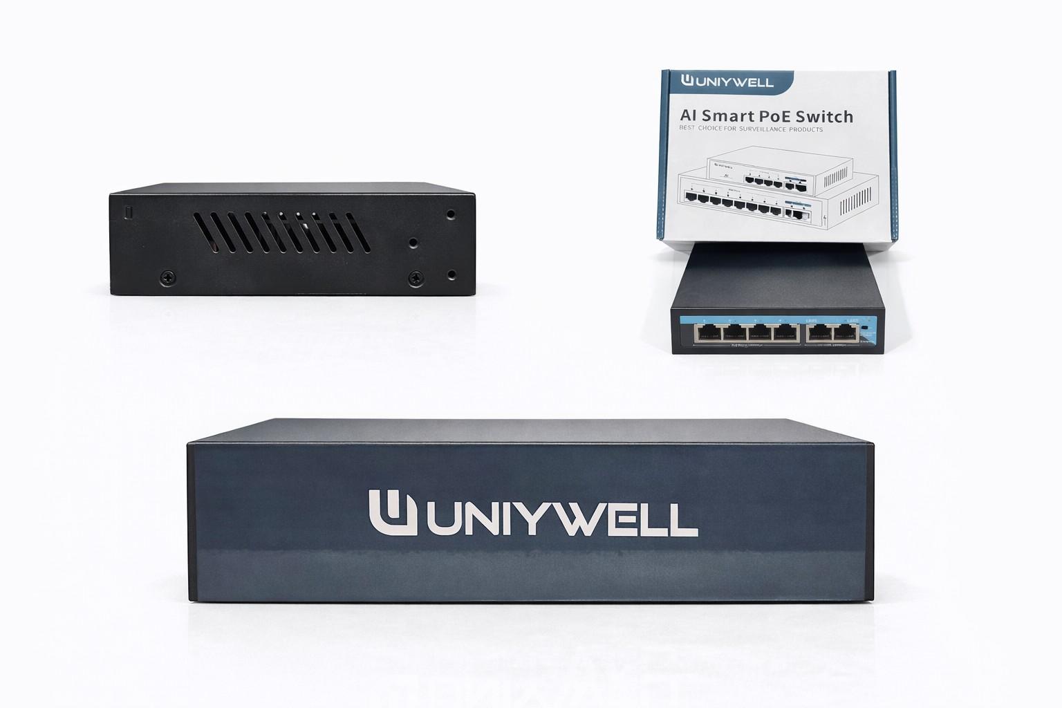 UNIYWELL
4+2 PORT POE SWİCTH