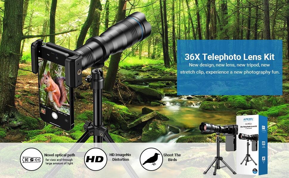 2023 Yeni 36X telefoto akıllı telefon lens seti