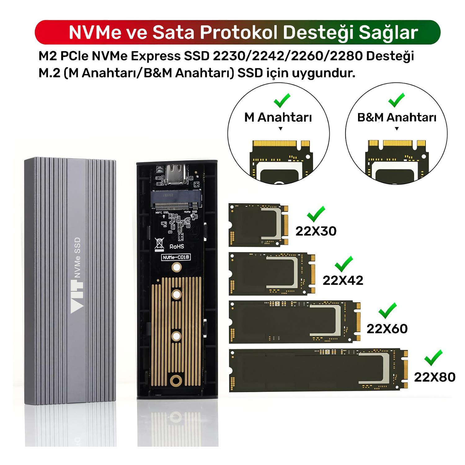 VIT 512 GB Taşınabilir Disk - Geniş Uyumluluk