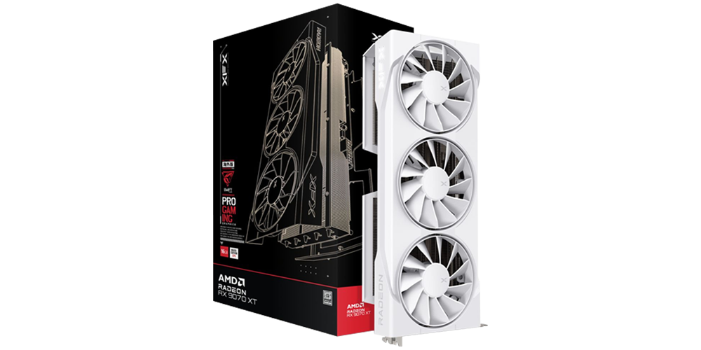 XFX Swift Radeon RX 9070 XT WHITE 16GB Ekran Kartı