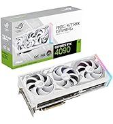 ASUS ROG Strix GeForce RTX 4090 24GB White OC Edition oyun grafik kartı (NVIDIA DLSS 3, PCIe 4.0...