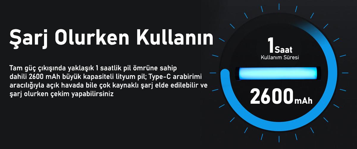 Gdx TB-40 RGB Led Tüp Işık (Uzunluk: 40 cm) Gdx TB-40 RGB Led Tüp Işık (Uzunluk: 40 cm)